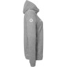 Veste de survêtement à capuche Kempa Femme Ambition 28 Gris Foncé Chiné Blanc côté