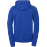 Veste de survêtement à capuche Kempa Femme Ambition 28 Bleu  Roi Jaune Citron dos