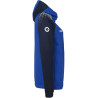 Veste de survêtement à capuche Kempa Femme Ambition 28 Bleu Roi Bleu marine côté
