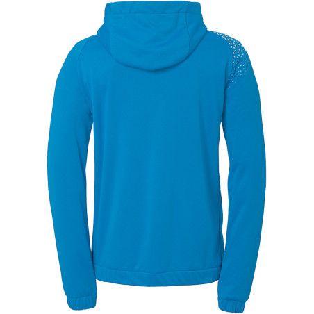 Veste de survêtement à capuche Kempa Femme Ambition 28 Bleu Kempa Blanc dos