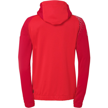 Veste de survêtement à capuche Kempa Femme Ambition 28 Rouge Rouge Chili dos