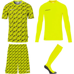 Kit gardien de buts Uhlsport Progressive orange fluo/noir 2