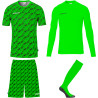 Kit gardien de buts Uhlsport Progressive vert fluo/noir