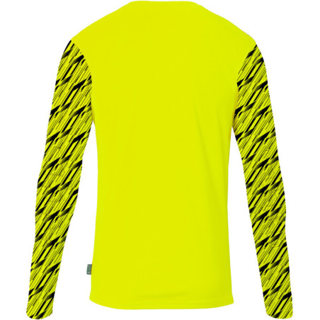 Maillot de gardien Uhlsport Progressive jaune fluo/noir dos
