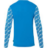 Maillot de gardien Uhlsport Progressive cyan/blanc dos
