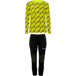 Kit gardien de buts Junior Uhlsport Progressive jaune fluo/noir