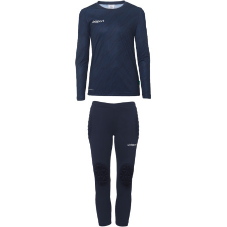 Kit gardien de buts Junior Uhlsport Progressive marine