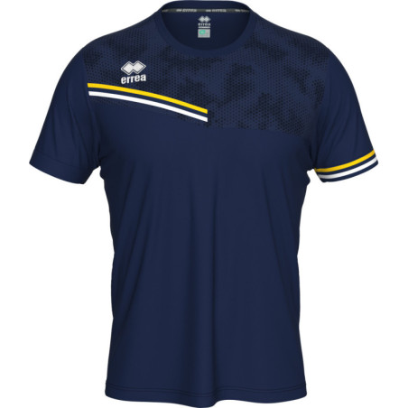 Maillot ERREA Evan Navy Yellow White face