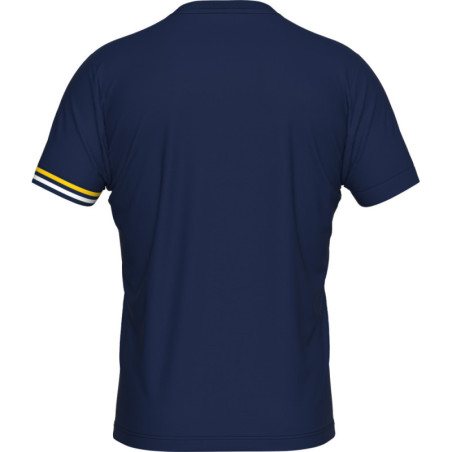 Maillot ERREA Evan Navy Yellow White dos