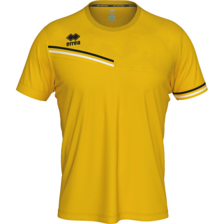 Maillot ERREA Evan Yellow Black White face