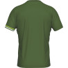 Maillot ERREA Evan Military Green Green Fluo White dos