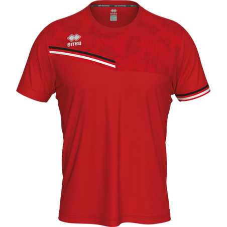 Maillot ERREA Evan Red Black White face