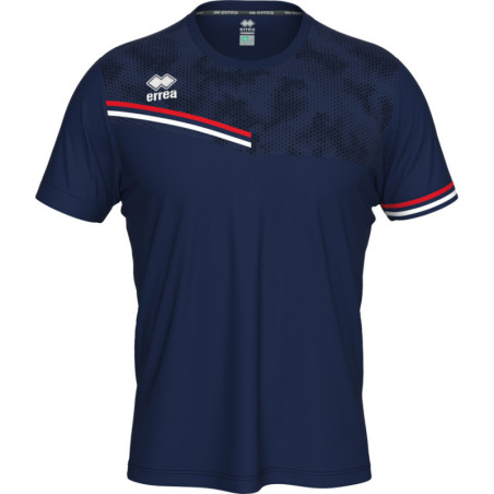 Maillot ERREA Evan Navy Red White face