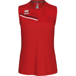 Maillot sans manches ERREA Eloy Femme Red Black White face