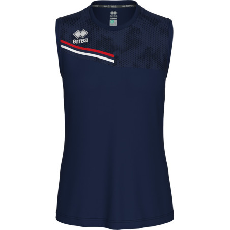 Maillot sans manches ERREA Eloy Femme Navy Red face