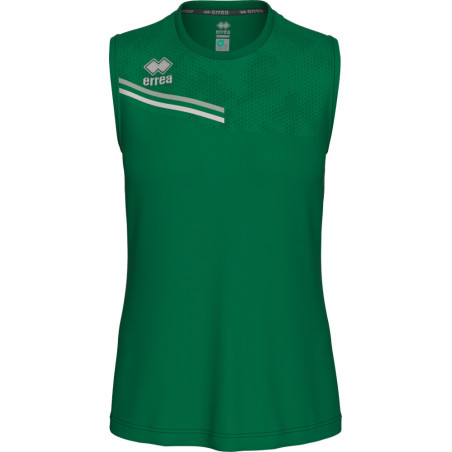 Maillot sans manches ERREA Eloy Femme Green Grey White dos