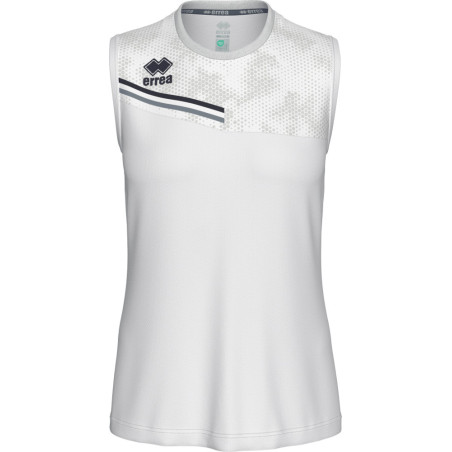 Maillot sans manches ERREA Eloy Femme White Black Anthracite face