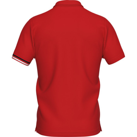 Polo ERREA Emir Red Black White dos