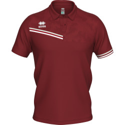 Polo ERREA Emir Maroon Grey White face