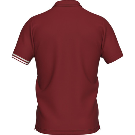 Polo ERREA Emir Maroon Grey White dos
