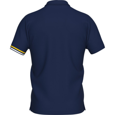 Polo ERREA Emir Navy Yellow White dos
