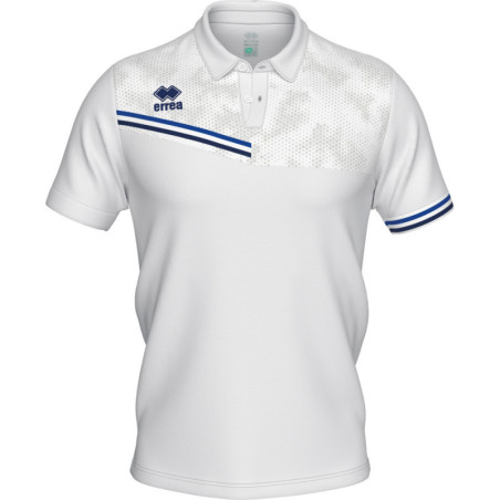 Polo ERREA Emir White Blue Navy face