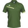Polo ERREA Emir Military Green Green Fluo White face