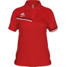 Polo ERREA Femme Eden Red Black White face