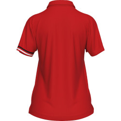 Polo ERREA Femme Eden Red Black White face 2