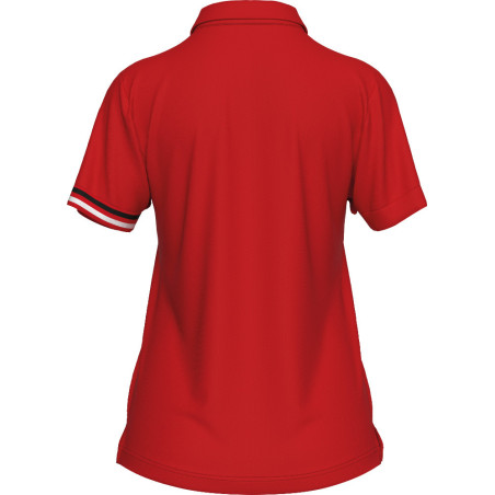 Polo ERREA Femme Eden Red Black White dos