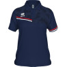 Polo ERREA Femme Eden Navy Red White face