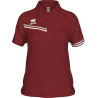 Polo ERREA Femme Eden Maroon Grey White face