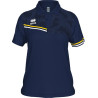 Polo ERREA Femme Eden Navy Yellow White face