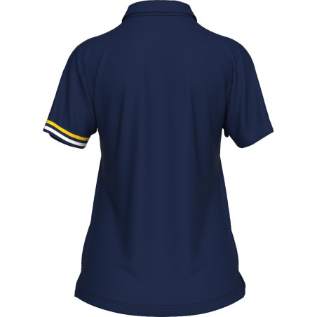 Polo ERREA Femme Eden Navy Yellow White dos