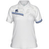 Polo ERREA Femme Eden White Blue Navy face