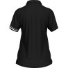 Polo ERREA Femme Eden Black Anthracite White dos