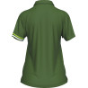 Polo ERREA Femme Eden Military Green Green Fluo White dos