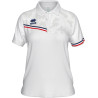 Polo ERREA Femme Eden Military White Navy Red face