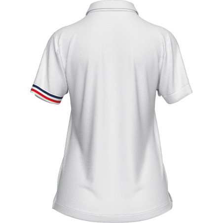 Polo ERREA Femme Eden Military White Navy Red dos