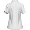 Polo ERREA Femme Eden Military White Navy Red dos