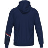 Veste à capuche ERREA Eber Navy Red white dos