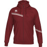 Veste à capuche ERREA Eber Maroon Grey White face
