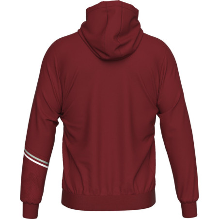 Veste à capuche ERREA Eber Maroon Grey White dos