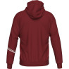 Veste à capuche ERREA Eber Maroon Grey White dos
