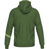Veste à capuche ERREA Eber Military Green Green Fluo White dos