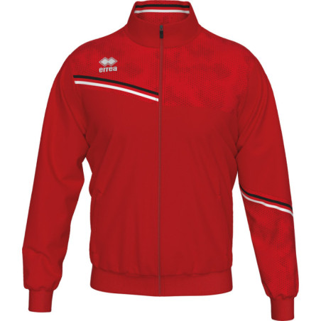 Veste de survêtement ERREA Elton Red Black White face