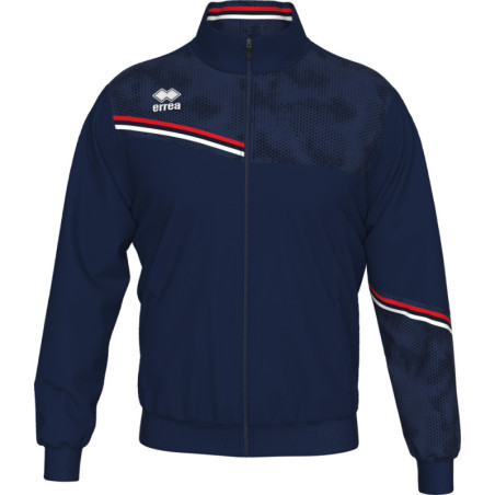 Veste de survêtement ERREA Elton Navy Red White face