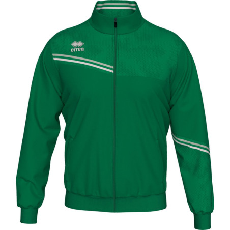 Veste de survêtement ERREA Elton Green Grey White face
