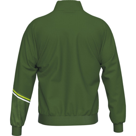 Veste de survêtement ERREA Elton Military Green Green Fluo White dos