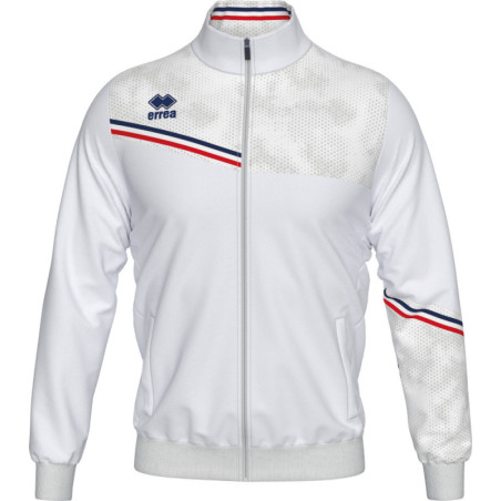 Veste de survêtement ERREA Erick White Navy Red face